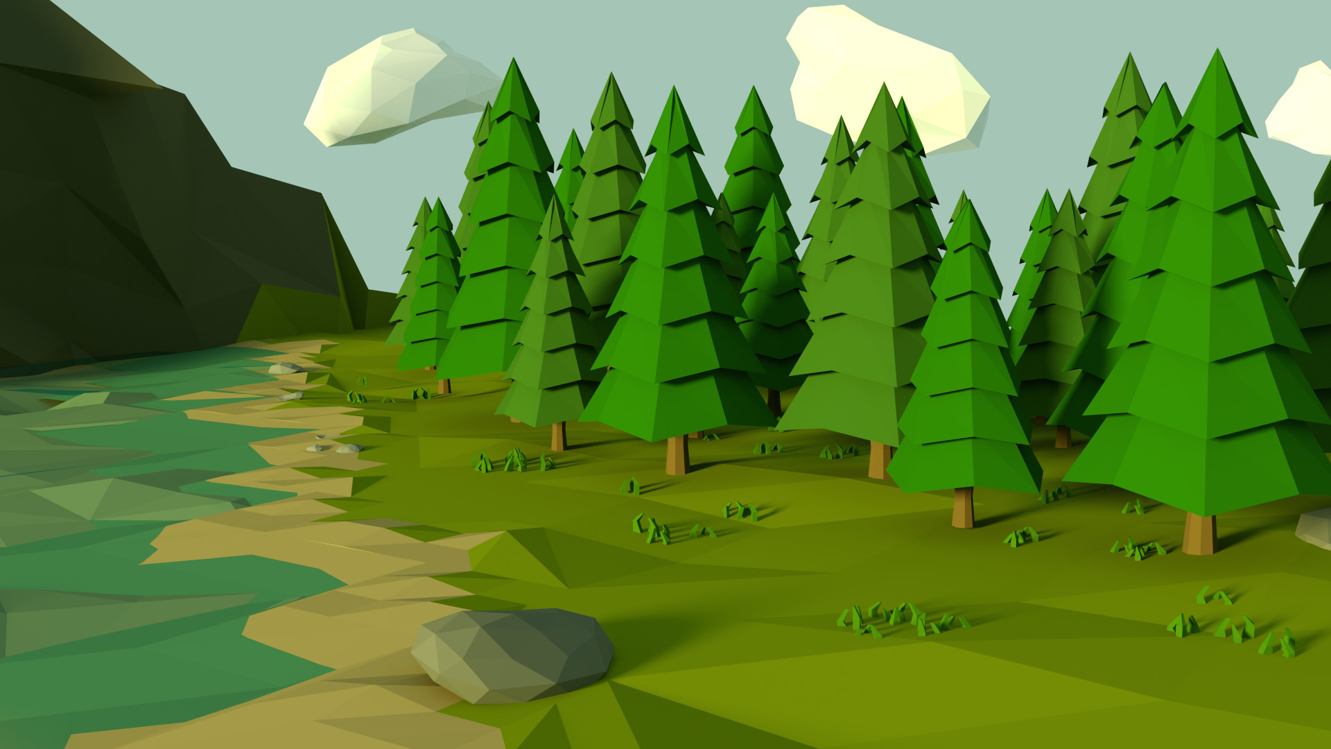 Low-Poly Environments